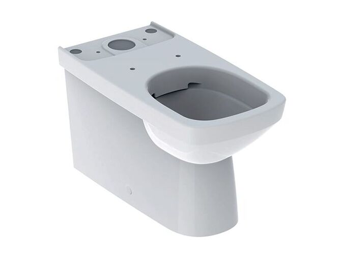 Geberit Selnova Square kombinační klozet 68 cm, s hluboké splachování, vario odpad, Rimfree, bílá