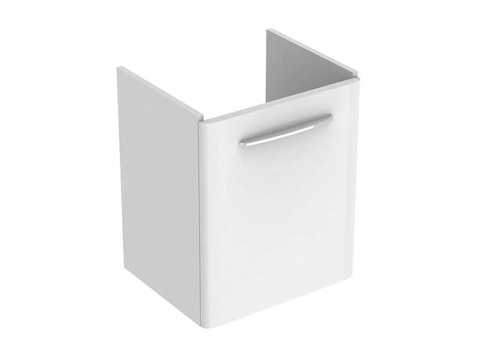 Geberit Selnova Square skříňka pod umyvadlo 46,4x40,6x55,7 cm, bílá/lak lesk