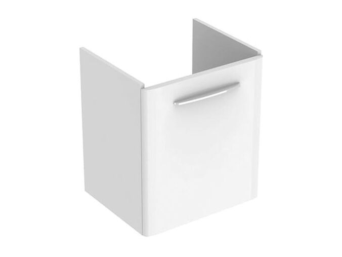Geberit Selnova Square skříňka pod umyvadlo 49,3x42,6x55,7 cm, bílá/lak lesk