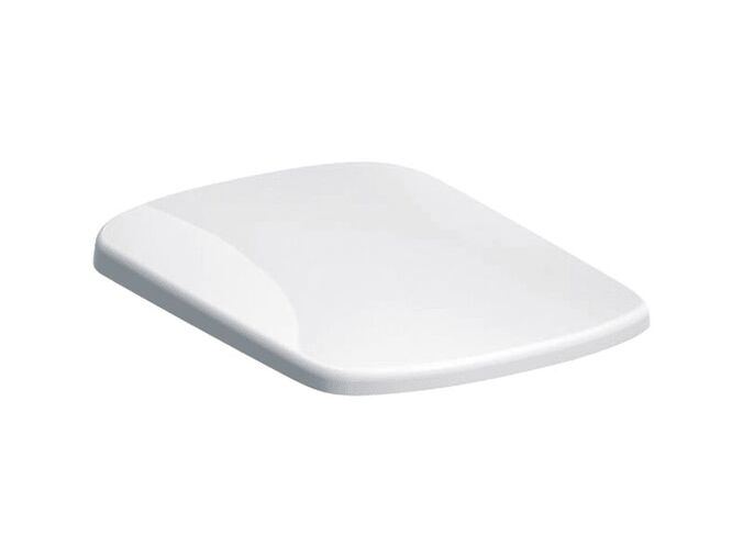 Geberit Selnova Square WC sedátko, duroplast, závěsy nerez, bílá
