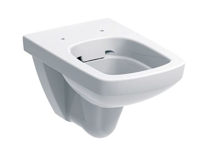 Geberit Selnova Square závěsný klozet 53 cm, hluboké splachování, Rimfree, bílá