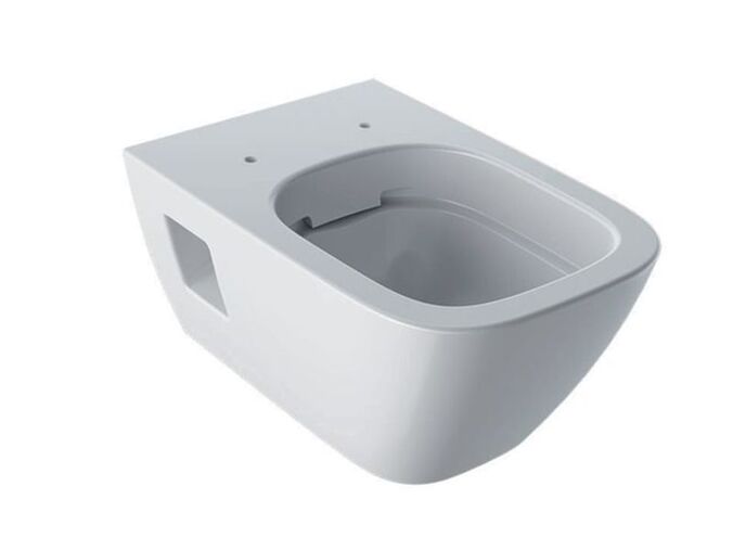 Geberit Selnova Square závěsný klozet 54 cm, hluboké splachování, Rimfree, bílá