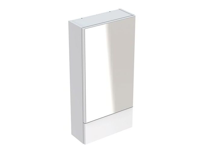Geberit Selnova Square zrcadlová skříňka 41,8x85x17,6 cm, bílá/lak lesk