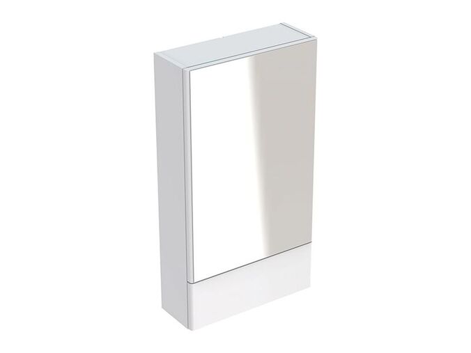 Geberit Selnova Square zrcadlová skříňka 47x85x17,6 cm, bílá/lak lesk 