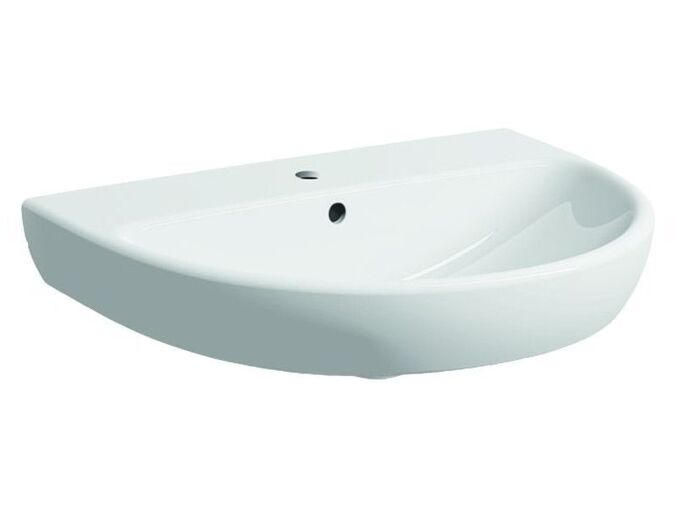 Geberit Selnova umyvadlo 65x50 cm, s otvorem pro baterii, s přepadem, bílá