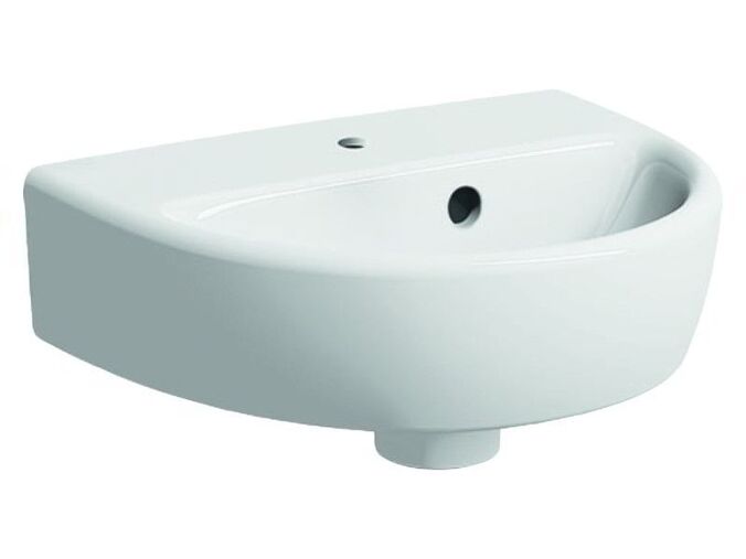 Geberit Selnova umývátko 36x29 cm, s otvorem pro baterii, s přepadem, bílá