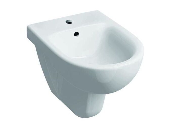 Geberit Selnova závěsný bidet 35x34,5x53 cm, s otvorem pro baterii, s přepadem, bílá