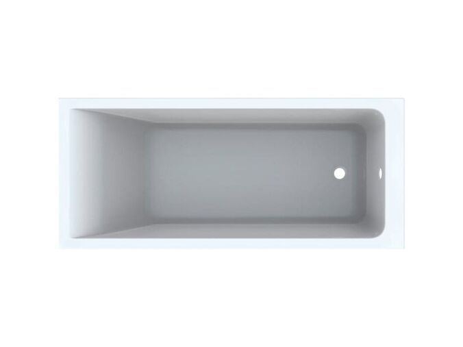 Geberit Selnova Square obdélníková vana 160x70 cm, včetně nohou, bílá