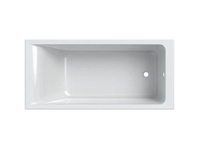 Geberit Selnova Square obdélníková vana 160x75 cm, včetně nohou, bílá