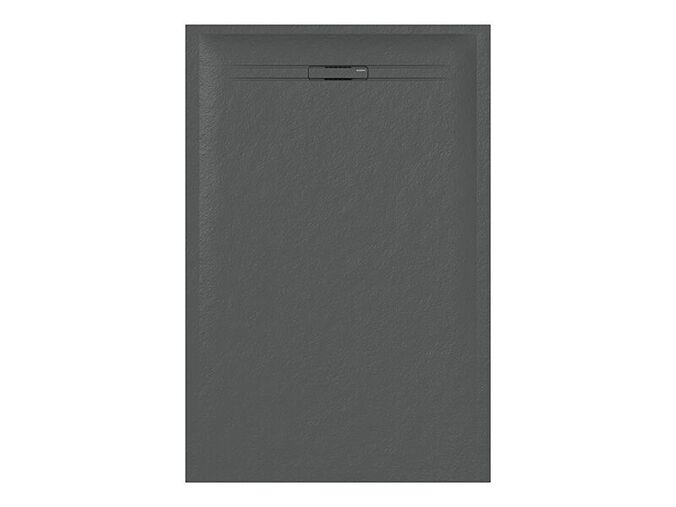 Geberit Sestra obdélníková sprchová vanička 100x90 cm, břidlicová struktura, grafit