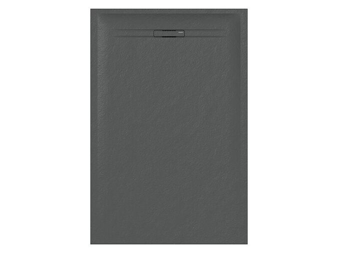 Geberit Sestra obdélníková sprchová vanička 140x90 cm, břidlicová struktura, grafit