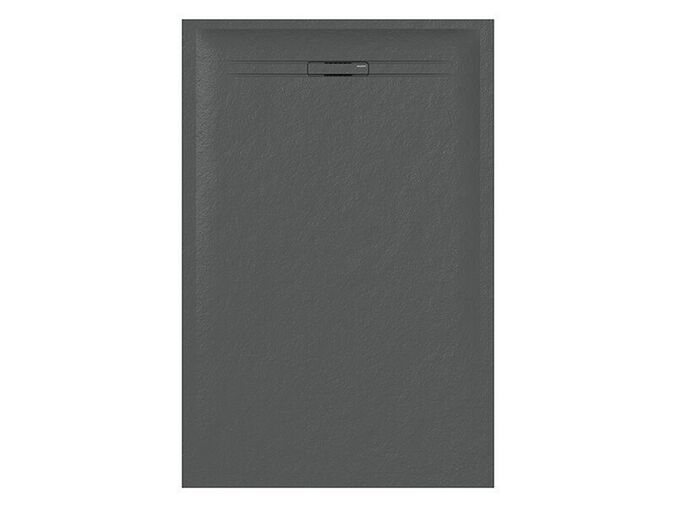Geberit Sestra obdélníková sprchová vanička 160x80 cm, břidlicová struktura, grafit
