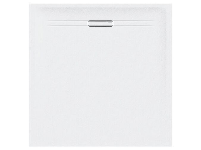Geberit Sestra čtvercová sprchová vanička 90x90 cm, břidlicová struktura, bílá