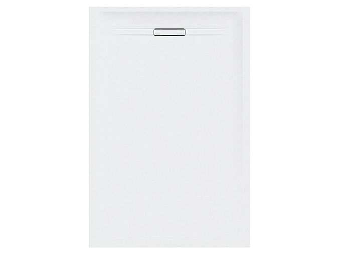 Geberit Sestra obdélníková sprchová vanička 160x80 cm, břidlicová struktura, bílá
