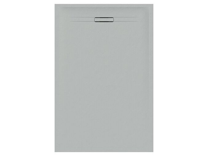 Geberit Sestra obdélníková sprchová vanička 140x90 cm, břidlicová struktura, šedá