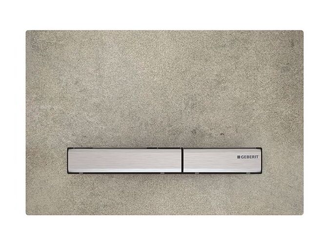 Geberit Sigma50 ovládací tlačítko, pro 2 množství splachování, dekor betonu/chrom