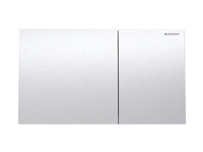 Geberit Sigma70 ovládací tlačítko, pro 2 množství splachování, kartáčovaná nerez, povrch easy-to-clean