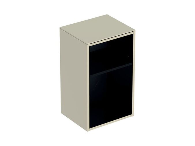 Geberit Smyle Square boční skříňka 36x29,9x60 cm, otevřená, pískově šedá lesk