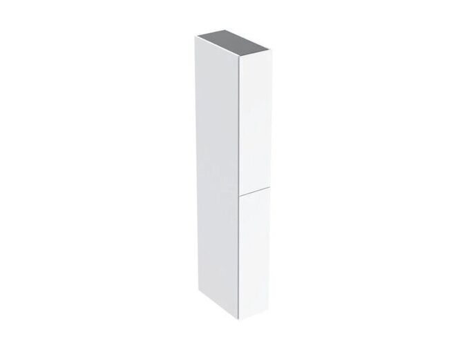 Geberit iCon vysoká skříň 24x48x180 cm, 2x výsuv, lakovaná lesk bílá