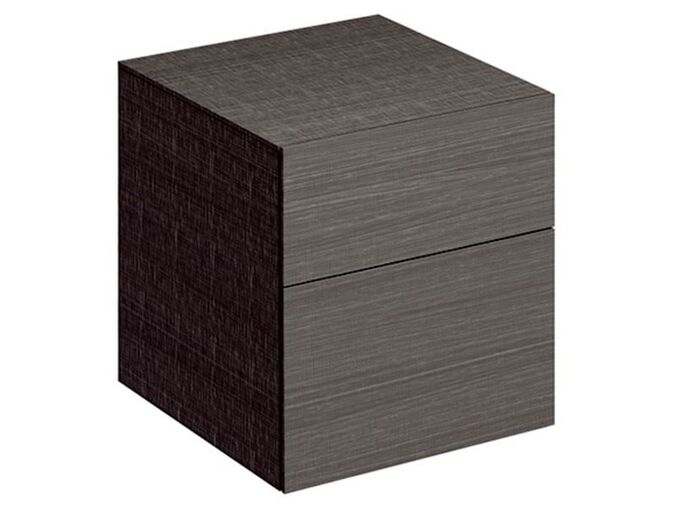 Geberit Xeno² boční skříňka se dvěma zásuvkami 45x46,2x51 cm, lak strukturovaný, šedá scultura