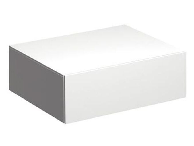 Geberit Xeno² boční skříňka  se zásuvkou 58x46,2x20 cm, lakovaná s vysokým leskem, bílá