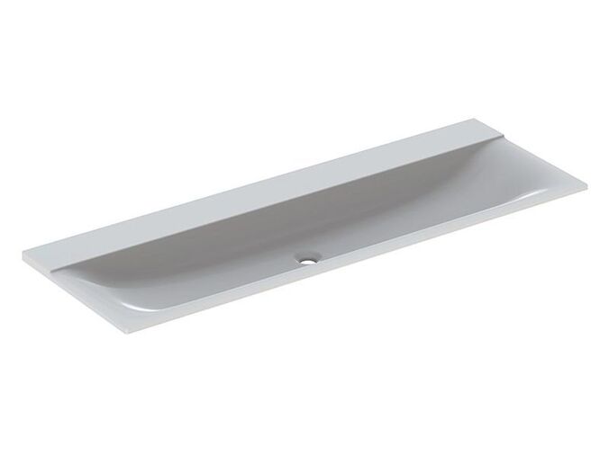 Geberit Xeno² nábytkové umyvadlo 140x48cm, bez otvoru pro baterii, bez přepadu, alpská bílá