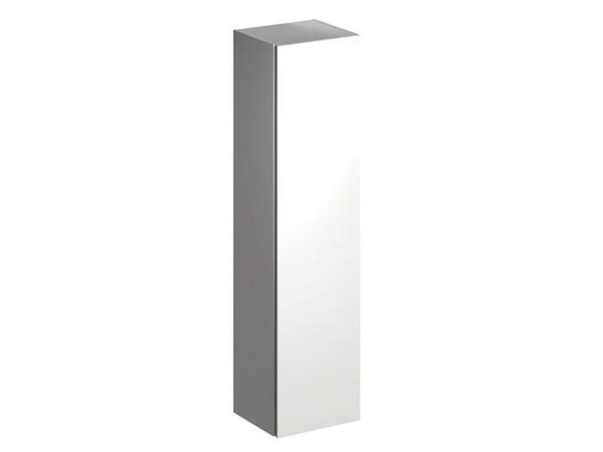 Geberit Xeno² vysoká skříňka s dvířky a vnitřním zrcadlem 40x35,1x170 cm, lakovaná s vysokým leskem, bílá