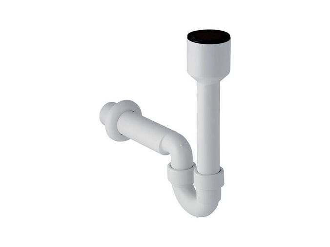 Geberit Zápachová uzávěrka s připojovacím hrdlem pro výlevky a pisoáry, d 50 mm, alpská bílá