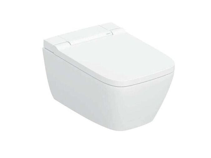 Geberit AquaClean kompletní závěsné WC Sela Square 57 cm, KeraTect, bílá