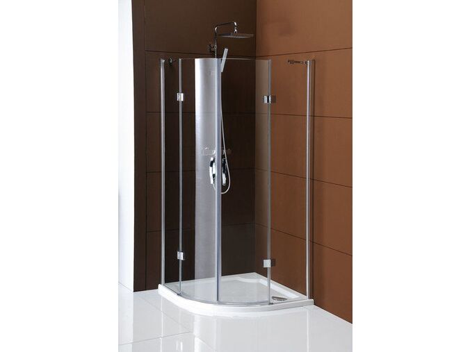 Gelco LEGRO čtvrtkruhová sprchová zástěna dvoukřídlá 1000x1000mm, čiré sklo