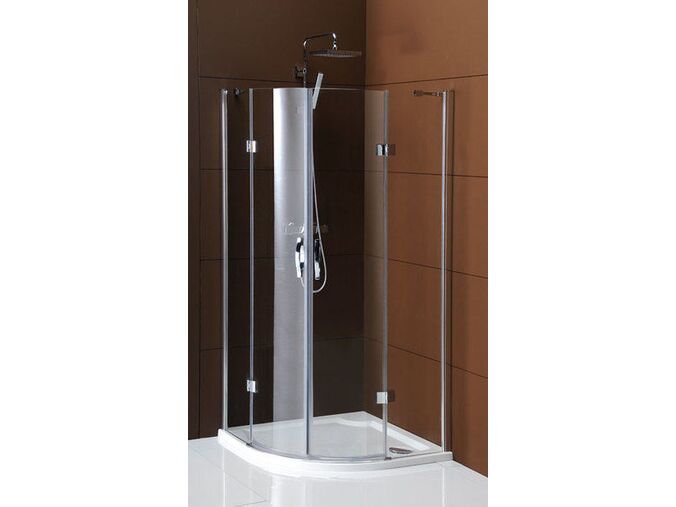 Gelco LEGRO čtvrtkruhová sprchová zástěna dvoukřídlá 900x900mm, čiré sklo