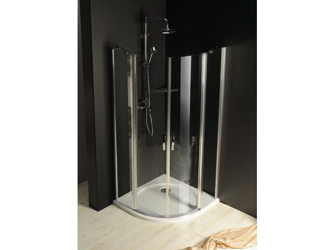 Gelco ONE čtvrtkruhová sprchová zástěna 800x800 mm, čiré sklo