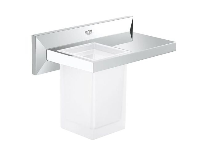 Grohe Allure Brilliant Polička se skleničkou, chrom