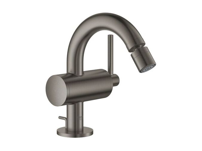 Grohe Atrio Bidetová baterie s výpustí, kartáčovaný Hard Graphite