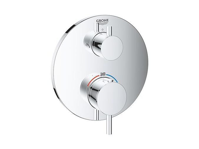 Grohe Atrio Termostatická baterie pod omítku pro 2 spotřebiče, chrom