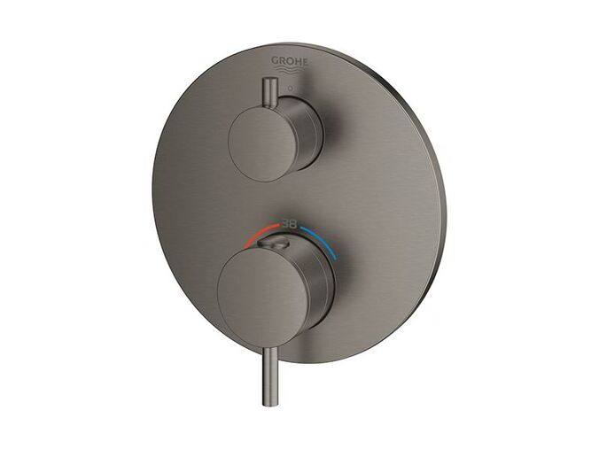 Grohe Atrio Termostatická sprchová baterie pod omítku, kartáčovaný Hard Graphite