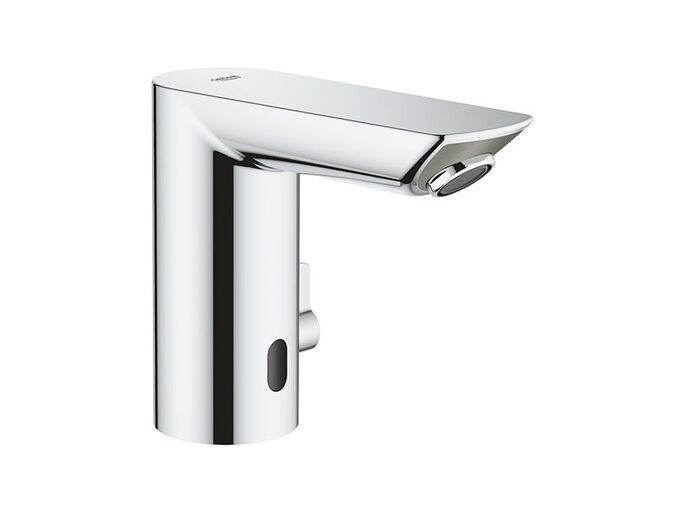 Grohe Bau Cosmopolitan E Infračervená elektronická umyvadlová baterie se směšovacím zařízením, napájení ze sítě 230 V, chrom