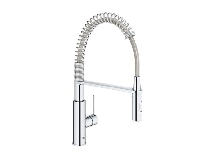 Grohe Get Dřezová baterie s flexibilním ramenem a sprškou, chrom