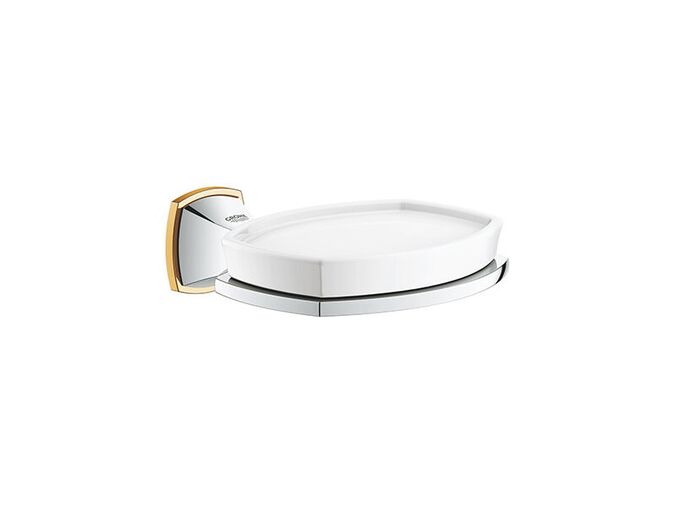 Grohe Grandera Keramická miska na mýdlo, chrom/zlato