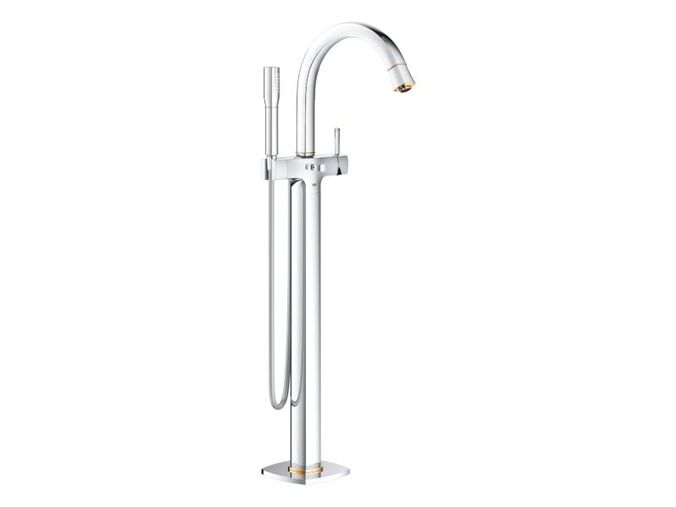 Grohe Grandera Vanová baterie na podlahu, chrom/zlato