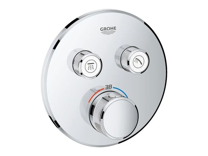 Grohe Grohtherm SmartControl Termostatická sprchová baterie pod omítku, 2 ventily, chrom