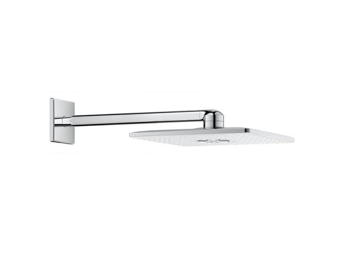 Grohe Rainshower SmartActive Cube Hlavová sprcha 310, sprchové rameno 43 cm, 2 proudy, měsíční bílá