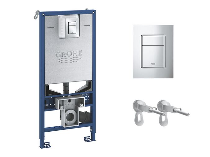 Grohe Rapid SLX Modul pro závěsné WC s nádržkou a tlačítkem, chrom
