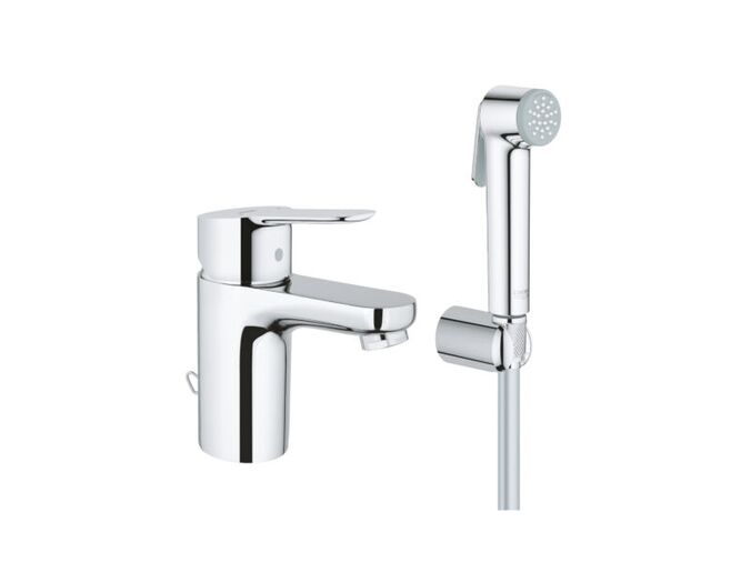 Grohe Start Edge Umyvadlová baterie s bidetovou sprškou, chrom