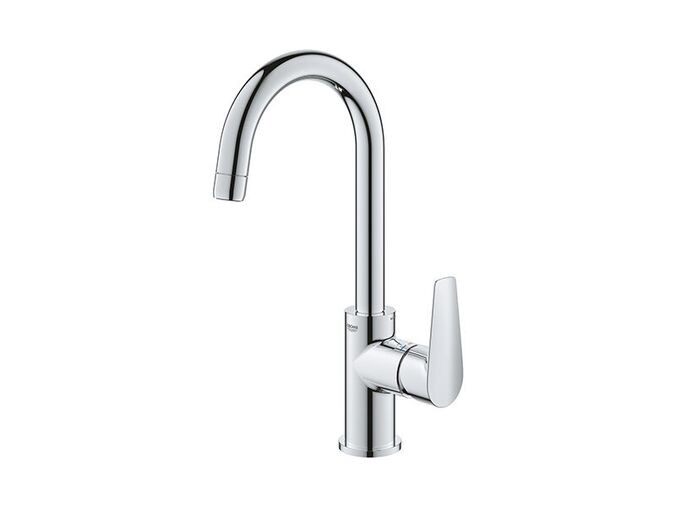Grohe Start Edge Umyvadlová baterie s otočným výtokem a výpustí, chrom