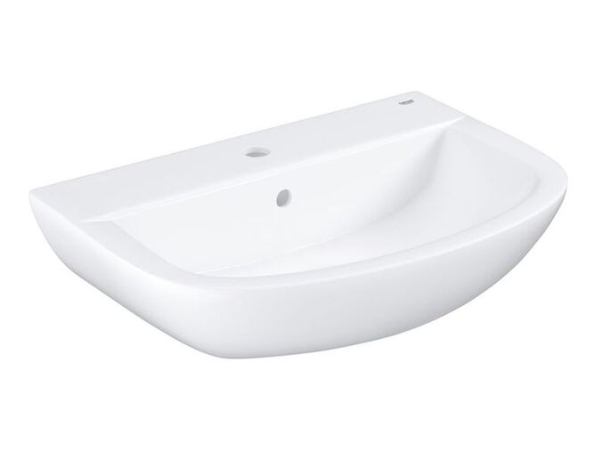 Grohe Bau Ceramic Umyvadlo 61x44 cm, s přepadem, 1 otvor pro baterii, alpská bílá