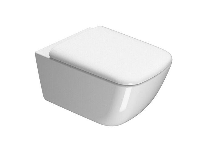 GSI SAND závěsná WC mísa, Swirlflush, 55x37 cm, bílá ExtraGlaze