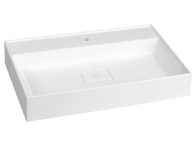 Sapho GODIVA umyvadlo, litý mramor, 68x44cm, bílá