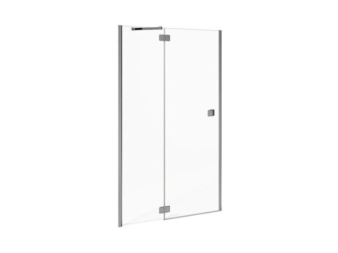 Jika Cubito Pure Sprchové dveře jednokřídlé bezrámové s pevným segmentem 120/195cm, levé, transparentní sklo s perla Glass