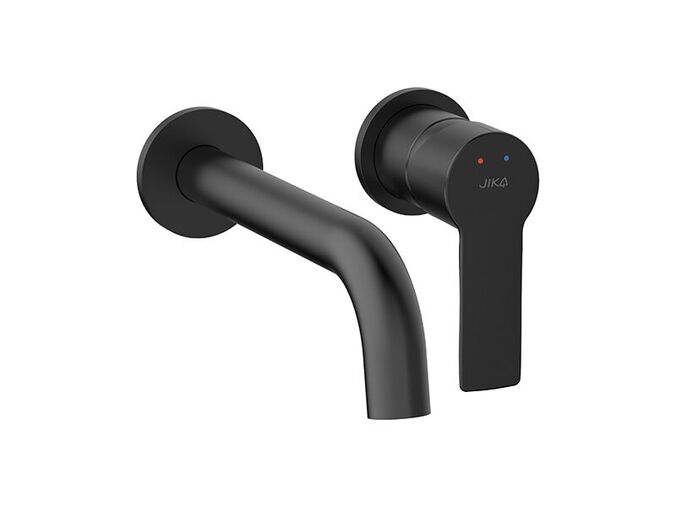 Jika Ponta Style Podmítková umyvadlová baterie, dvouotvorová, černá mat